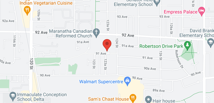 map of 12349 91 AVENUE